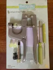 Boutique Snap Pliers Babyville, NEW In Pkg. By Dritz