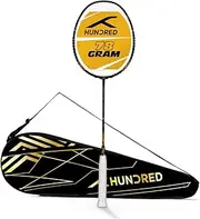 Hundred Glory Limited Edition Strung Badminton Racket with Full Racket Cover | 78 grams | Matte Finish | Maximum Tension ≤ 32 LBS