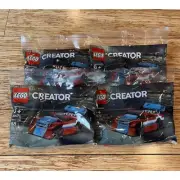 4 sets of LEGO CREATOR #30572 Race Car 2019 Retired 68 pieces