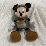 NWT Disney Parks 12 Inch Safari Mickey Mouse Plush (G)