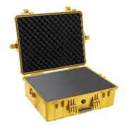 Pelican 1600 Case - Yellow with Foam