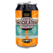 Sauce Inoculation Second Dose Single Hop East Coast IPA 375ml Can