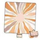 Picnic Blankets, Large Beach Blanket Waterproof Sandproof, Foldable & Portable
