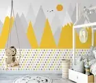 3D Triangle Mountain Wallpaper Wall Mural Removable Self-adhesive 756