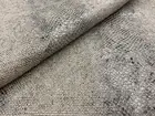 Kravet Couture Reptile Scale Linen Print Fabric- Lux Lizard / Anthracite 0.95 yd