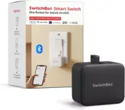 SwitchBot Smart Switch Button Pusher - Bluetooth Fingerbot for Midnight Black