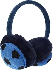 [Yardenfun] Long-lasting Warm Earmuffs 3d Soccer Shape Boys Ear Muff Soft Material Winter Essential
