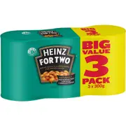 Heinz Baked Beans In Tomato Sauce Can 300g X 3 Cans