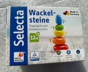 Selecta Kleinkindwelt Wackelsteine Stacking Toy Wooden Toy Toddler 62009