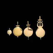 Traditional Gold Clock Pendulum Movement Mechanism Replacement Repair Part