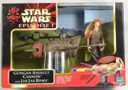 Star Wars Episode I Gungan Assault Cannon With Jar Jar Binks Set NEW