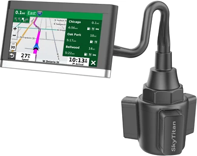 For Garmin GPS Car Mount Cup Holder Replacement 17Mm Ball Mount with Adjustable