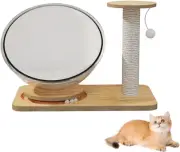 Space Capsule Cat Bed, Spaceship Cat Hammock with Track Balls Toy, Transparen...