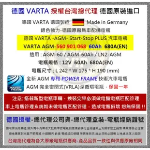 【電池達人】德國 原廠電池 VARTA 華達 AGM電瓶 舊換新 特價賣場 工資另計 D52 BALENO VITARA