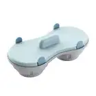 Portable Egg Cooker for Steamed Eggs in Microwave Sky Blue Design