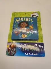 Disney Encanto MirabelTub Treads 5 pack Bathtub Non-Slip Treads Suction Cup Back