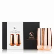Clinq Stemless Copper Champagne Flutes | Sans Drinks