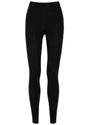 Skall Studio Edie Pointelle Jersey Leggings - Black - M M