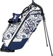 PXG Aloha 25 Carry Stand Bag, Navy/White, 9 Shape, 4 Compartment, Stand Caddy Bag, Golf Bag B-PG-172-ALH