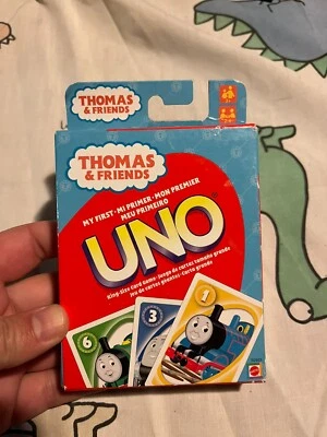 2009 Thomas Friends Train My First Uno King Size Cards NEW SEALED Game Railroad