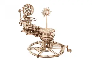 Ugears 宇宙漫遊者 Mechanical Tellurion 日月地 星際模型 月蝕 日蝕觀察教學