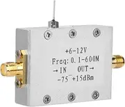 Eacam AD8307 RF Power Meter Logarithmic Testing Detector 0.1-600M 75 to +15dBm Module with Case for Network Spectrum Analyzers