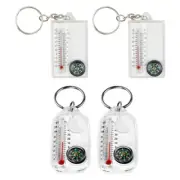 Survival Thermometers Keychain Compasses Thermometers Compasses Keychain Pendant