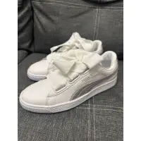 在飛比找蝦皮購物優惠-Puma Basket Heart Patent 蝴蝶結 寬