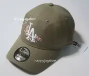 NEW ERA 9 Twenty Sakura Pack Cap MLB Los Angels Dodgers British Khaki 14523117