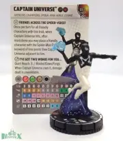 Heroclix Spider-Verse set Captain Universe #053 Chase figure w/card!