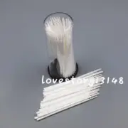 500 Pcs Dental Micro Brush Bendable Applicator Tips Long Cylidner 5 Boxes White