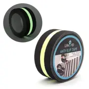 Anti Slip Traction Tape with Glow In The Dark Green Strip, 2 Inch x 15Ft