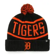 MLB Detroit Tigers Wool Winter Hat Black Calgary Cuff Knit Hat Baseball