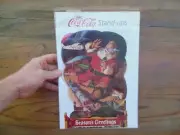 Coca Cola Stand Up Greeting Card Sealed - 1962 Santa Claus Season's Greetings