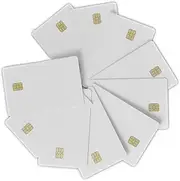 10pcs SLE4442 Chip Cards ISO7816 White Printable Blank IC Card PVC Blank Card ISO7816 Contact RFID Contact Blank Cards for Hotel Key Card/Access Control System