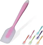 Silicone Spatula, Spatulas for Cooking 450°F Heat Resistant Seamless Rubber Spatulas Non-Stick Silicone Kitchen Utensils for Cooking, Baking and Mixing, Dishwasher Safe (Pink)
