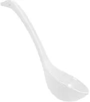 STOBAZA Asian Soup Ladle Dishwasher Safe Spoon for Ramen Pho and Miso Soup Comfortable Grip Multi Purpose Serving Spoon for Home and Restaurant Use