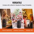 5L Mini Keg Stainless Steel Pressurized Beer Growler with Pressure Display CO2
