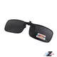 【Z-POLS】新一代框型片可上掀輕量夾式頂級黑偏光抗UV400太陽眼鏡(輕巧好夾直接升級偏光鏡)d