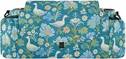 Vintage Flower Teal Gold baby stroller organizers stroller caddy bag milk bottle accesorios para carros de accesorios para bebes