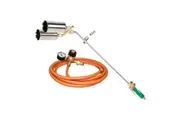 German Made Harris Perkeo LPG Scorcher Heating Dual Torch Kit 6m Hose Weed burner