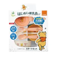 在飛比找Yahoo!奇摩拍賣優惠-【Combi】日本製☆.。維尼初期寶寶副食品~組合餐具~☆.