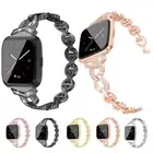 Strap Watch Replacment Band For Fitbit Versa 4/3/Sense 2/Sense Stainless Steel