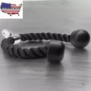 Tricep Double Rope Push Pull down Cord for Bodybuilding Exercise Gym Workout for