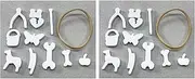 2 Complete Sets - Operation Game Replacement Pieces & Parts