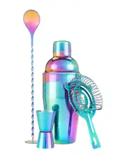 Blush Mirage: Rainbow Barware Set