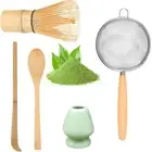With Bamboo Whis&Scoop Matcha Kit Resin Matcha Whisk Holder Matcha Whisk Set