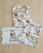 Peter Alexander Ladies Garfield Shortie Cotton Pj Set Size XL - BNWT