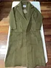 Gentle Herd Women's Wool And Yak-Blend Coat Dark Olive Size XS
