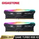 GIGASTONE 立達 Game Turbo DDR4 3600 16GB(8Gx2) RGB電競超頻 桌上型記憶體-黑